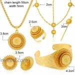 24K Gold Plated Hair Accessories Ethiopian Eritrean Jewelry Sets Wedding Jewelry Sets Women Gift