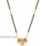 Efulgenz Indian Bollywood Antique Traditional Long Mangalsutra Pendant Necklace Set Jewelry for Women