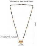 Efulgenz Indian Bollywood Antique Traditional Long Mangalsutra Pendant Necklace Set Jewelry for Women