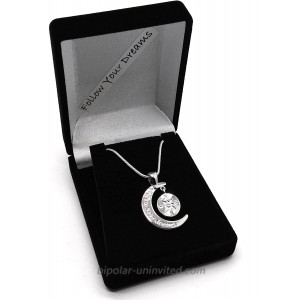 Graduation Gift 2021 Follow Your Dreams Compass Necklace In Gift Box