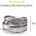 Joolala Ring 925 Sterling Silver Women’s Ring Huntress Ring Elegant and Stylish Design – Various Models – Gorgeous Oxidized Finish – Ideal Promise Ring Anniversary