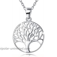 Agvana Mothers Day Gifts for Mom Sterling Silver Necklace for Women Family Tree of Life Pendant Dainty Jewelry Anniversary Birthday Gifts for Her Teen Girls Mom Grandma Wife Daughter with Jewelry Box