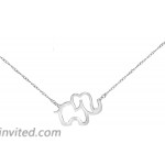 Diamond Elephant Necklace for Women in 925 Sterling Silver 1 10ct I-J I3 17 inch by Keepsake