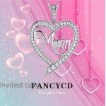 FANCYCD Always My Mother Forever My Friend Love Heart Necklace 18 Special Jewelry for Women Mother’s Day Gifts for Mom Wife Aunt Grandma...