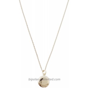 HONEYCAT Keepsake Mini Locket Necklace in 18k Gold Plate | Minimalist Delicate Jewelry G