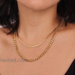 Layered Necklaces for Women Dainty 3 Layered Triple Necklace for Womens Layering Circle Necklace 14K Gold Plated Layered Disc Necklace Gold Layered Chain Necklace for Women Stacklable Necklace Set