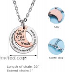 LParkin The Love Between Grandmother and Granddaughter Is Forever Necklace alloy