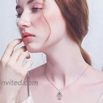 MONGAS Chakra Hamsa Hand Necklace 925 Sterling Silver Chakra Jewelry for Women