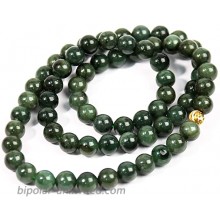 REGIS 8-10mm Jade Necklace by is lovely. Every bead is slightly different giving each Necklace a unique design. Green