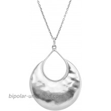 Silpada 'Crescent Drop' Pendant Necklace in Sterling Silver 28 + 2 Silpada