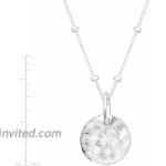 Silpada 'Satellite' Circle Disc Pendant Necklace in Sterling Silver 16 + 2 Silpada