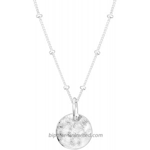Silpada 'Satellite' Circle Disc Pendant Necklace in Sterling Silver 16 + 2 Silpada