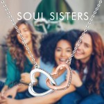 Soul Sister Necklace Soul Sister Gifts for Best Friend Women Unbiological Sister Necklace Graduation Gifts for Her Best Friend Women Sister