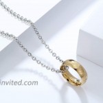 Winssigma Engraved Gold Tone The Ring Pendant Necklace for Fans Cosplay Costume Jewelry