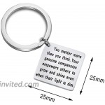 AKTAP Social Worker Gifts Social Worker Jewelry You Matter More Than You Think Thank You Key Chain Gift for Social Worker Volunteer Employee Keychain