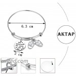 AKTAP Theater Bracelet She Believed She Could So She Did Comedy Tragedy Masks Charm Jewelry Drama Teacher Thespian Motivational Gift Theater Bracelet