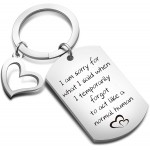 Apology Keychain Sorry Jewelry Sorry Gift Idea for Apologizing I'm Sorry Keychain Sorry Gift for Her Him KR sorry
