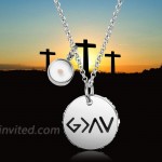 Belingry God is Greater Than The Highs and Lows Mustard Seed Necklace Faith Jewelry Necklace