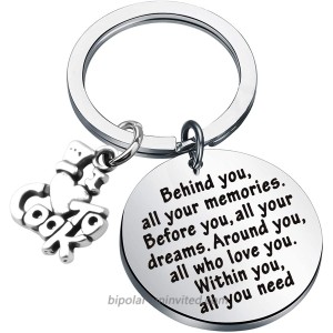 FEELMEM Future Chef Gift Chef Keychain Behind You All Memories Before You All Your Dream Keychain Cooking Jewelry Chef Gift Culinary School Graduation Gift Chef Keychain
