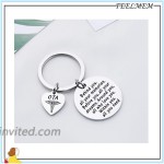 FEELMEM Occupational Therapist Assistant Gifts OTA Graduation Gift Keychain Behind You All Your Memories Before You All Your Dreams Occupational Therapy Jewelry Gift OTA