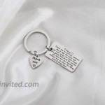FUSTMW Nanny Thank You Gift Nanny Keychain Appreciation Gifts for Babysitter Daycare Owner Nanny Jewelry Silver