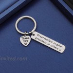 FUTOP Boss Gift Great Leaders Inspire Greatness in Others Keychain Thank You Gift for Supervisor Mentor leader keychain