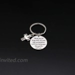 G-Ahora Confirmation Sponsor Keychain Thank You for Being There for Your Help and Guidance with Love and Prayer Sponsor Thank You GiftsKR Thank You Being