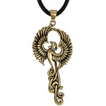 Moonlight Mysteries Bronze Rise of The Phoenix Pendant Necklace
