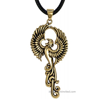 Moonlight Mysteries Bronze Rise of The Phoenix Pendant Necklace