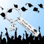 WSNANG MBA Graduate Gifts Trust Me I Have My MBA Keychian Masters Degree Gift Graduation Celebration Party Gift for Masters Graduates Trust MBA KC