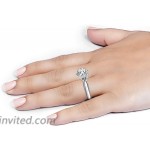 AGS Certified 1 Carat Diamond Solitaire Ring in 14K White Gold J-K Color I2-I3 Clarity
