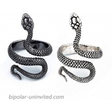 choice of all Snake Ring for Women Animal Punk Vintage Rings Adjustable Silver Snake Rings Black Silver Snake Ring