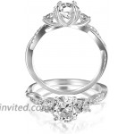 1.48 Carat ctw moissanite engagement rings for women - 14K white gold ring moissanite rings |