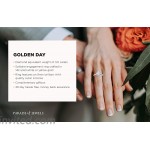14K Solid Gold 3.0 Carat Solitaire CZ Engagement Ring |