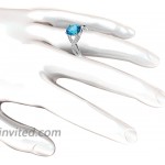 Belinda Jewelz 925 Sterling Silver Oval Cut Gemstone Diamond Womens Jewelry Ring