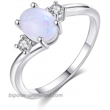 Exquisite Women's 925 Sterling Silver Ring Oval Cut Fire Opal Diamond Jewelry Birthday Proposal Gift Bridal Engagement Party Band Rings