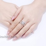 Newshe Pear Bridal Engagement Wedding Ring Set for Women Rose Gold Cz 925 Sterling Silver Size 5-10