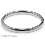Silverline Jewelry 2mm Stainless Steel Prime Comfort Fit Unisex Wedding Band Ring 5-13 w Gift Pouch
