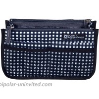 BTA Handbag Organizer with 13 Pockets - Perfect Insert to Keep Your Essentials Neat and Organized S_Checkers