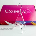 CLOSETLY Handbag Hangers New Luxury Acrylic Purse and Bag Holder Hook Closet Storage and Organization Display Pack of 1