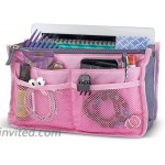 Expandable Travel Insert Handbag Organizer with 12 Pockets by Perfect Life Ideas