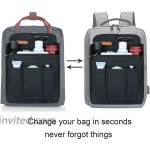 Felt Backpack Organizer Insert for Women and Men Large Travel Rucksack Insert Bag Organizer