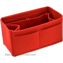 Felt Handbag Organizer Insert - Multi Pocket Bag and Tote Organizer Shaper Liner Insert