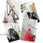 HorBous Purse Hooks Foldable Handbag Hook Women Bag Purse Hook Handbag Hanger for Table Handbag Storage Mixed Set 4 Pack+1 Bag