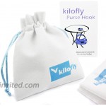 kilofly Purse Hook [Set of 3] - Foldable - Kylie with kilofly Pouch