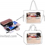 Purse Organizer Multi-Pocket Felt Handbag Organizer Purse Organizer Insert with Handles Medium Large X-Large