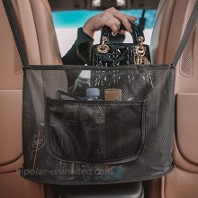 XimBro Car Net Pocket Handbag Holder Upgraded Universal Car Model Seat Back Net Bag Handbag Holder for Car Purse Storage & Pocket Seat Storage Mesh Organizer 2021 Compatibility Upgrade