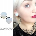 6 Pairs Mixed Stone Single Flare Ear Plugs Gauges Tunnels Expander with Silicone O-Ring Gauge=4g5mm
