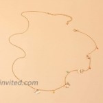 Bodiy Boho Butterfly Belly Chain Gold Simple Waist Chains Bikini Body Chain Waist Beaded Jewelry for Women and Gilrs A gold