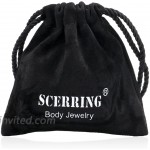 SCERRING 14G Nipple Rings Acrylic Bioflex Flexible Internally Threaded Tongue Ring Nipplerings Barbell Body Piercing Jewelry Retainer For Women Men Glow In Dark 14mm 36PCS